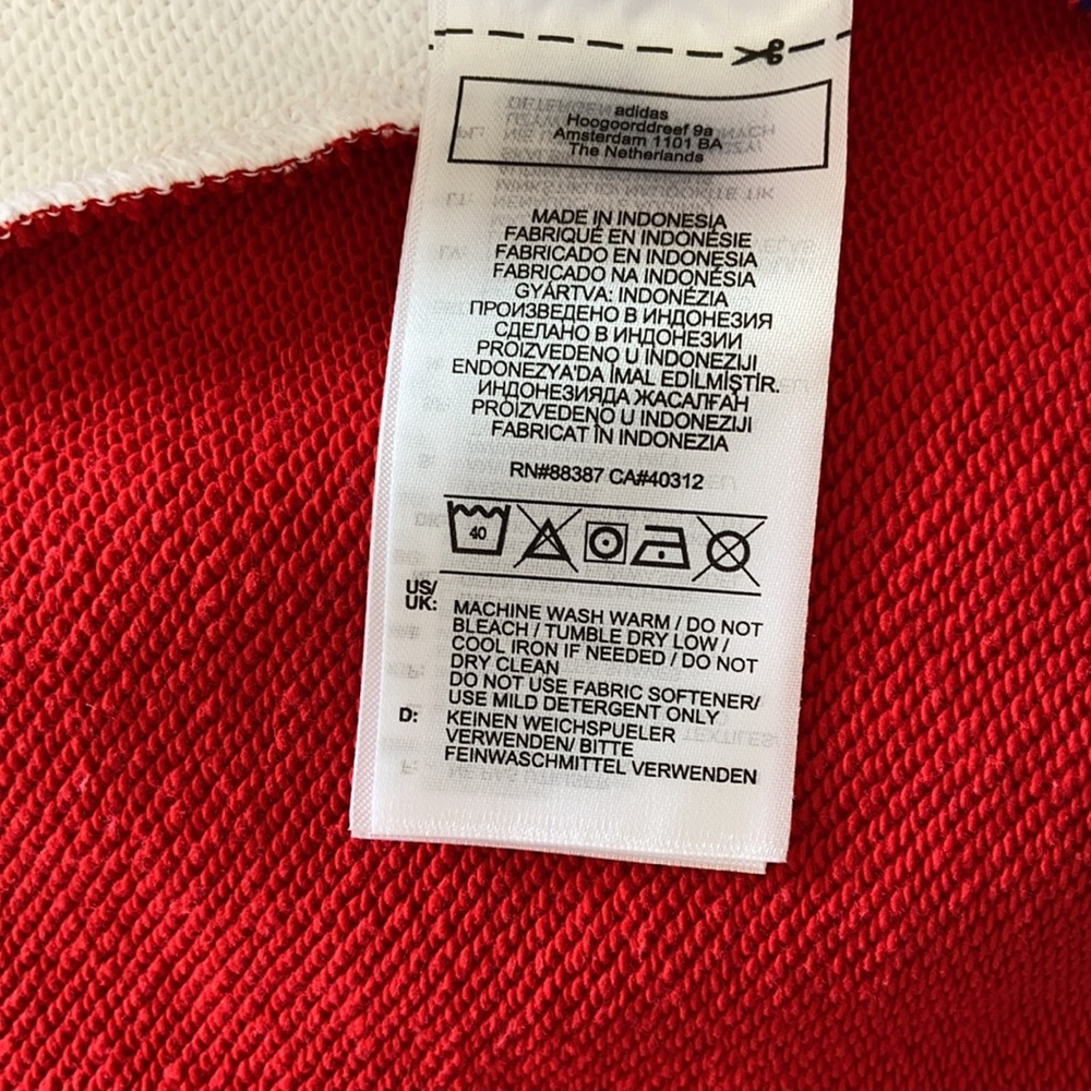 New Adidas track Zip-Up Hoodie Sweatshirt - Picture 11 of 14